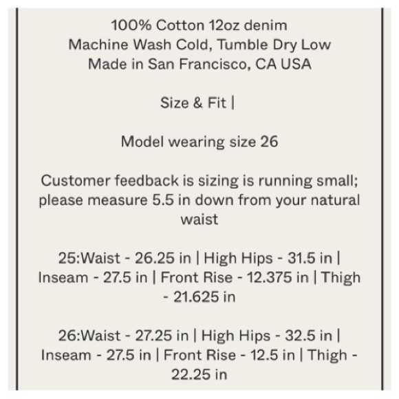 Lisa Says Gah Robyn Jean NWT 25 26 - Picture 4 of 12